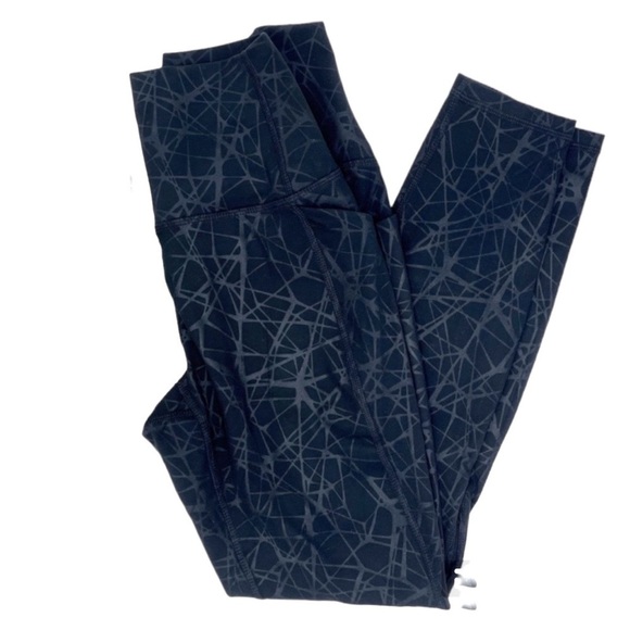 New-spyder Active Performance High Rise Legging SidePockets, Spyder Web Print LG - Picture 4 of 16